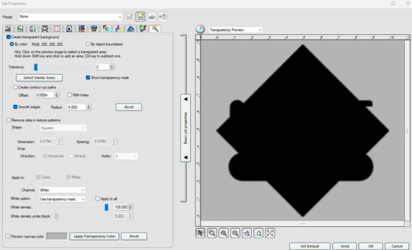 Veelzijdige witte inkt workflow