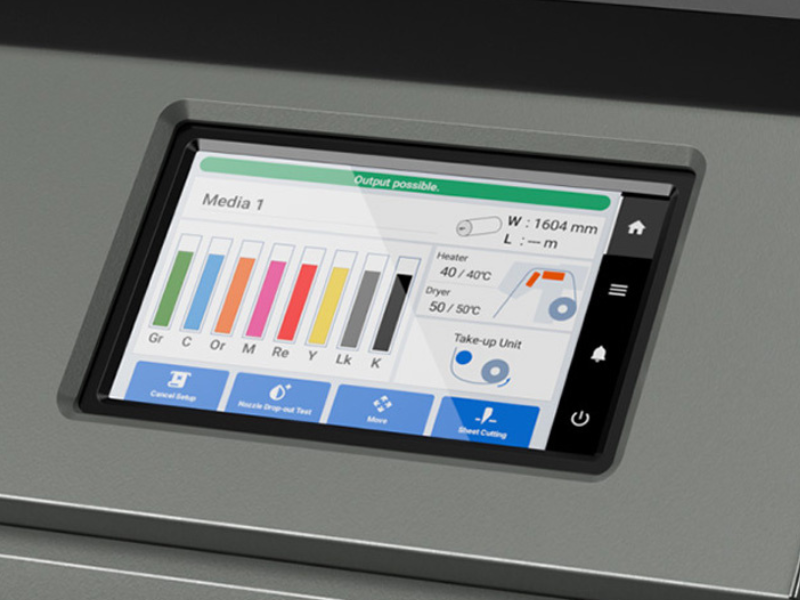 Kleuren-LCD-scherm voor snelle instelling en bewaking